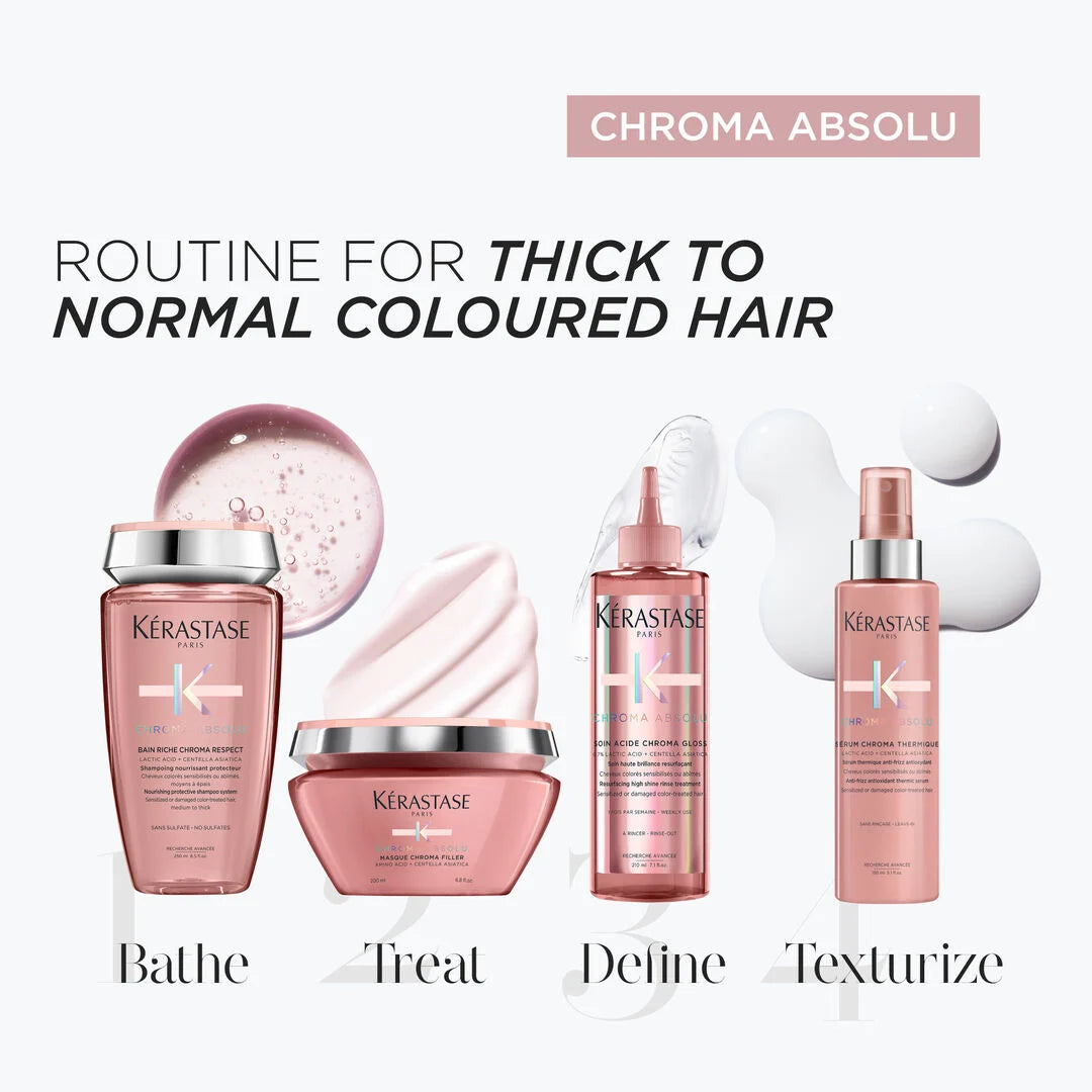Kerastase Chroma Absolu - Regime for Thick Coloured Hair Bundle