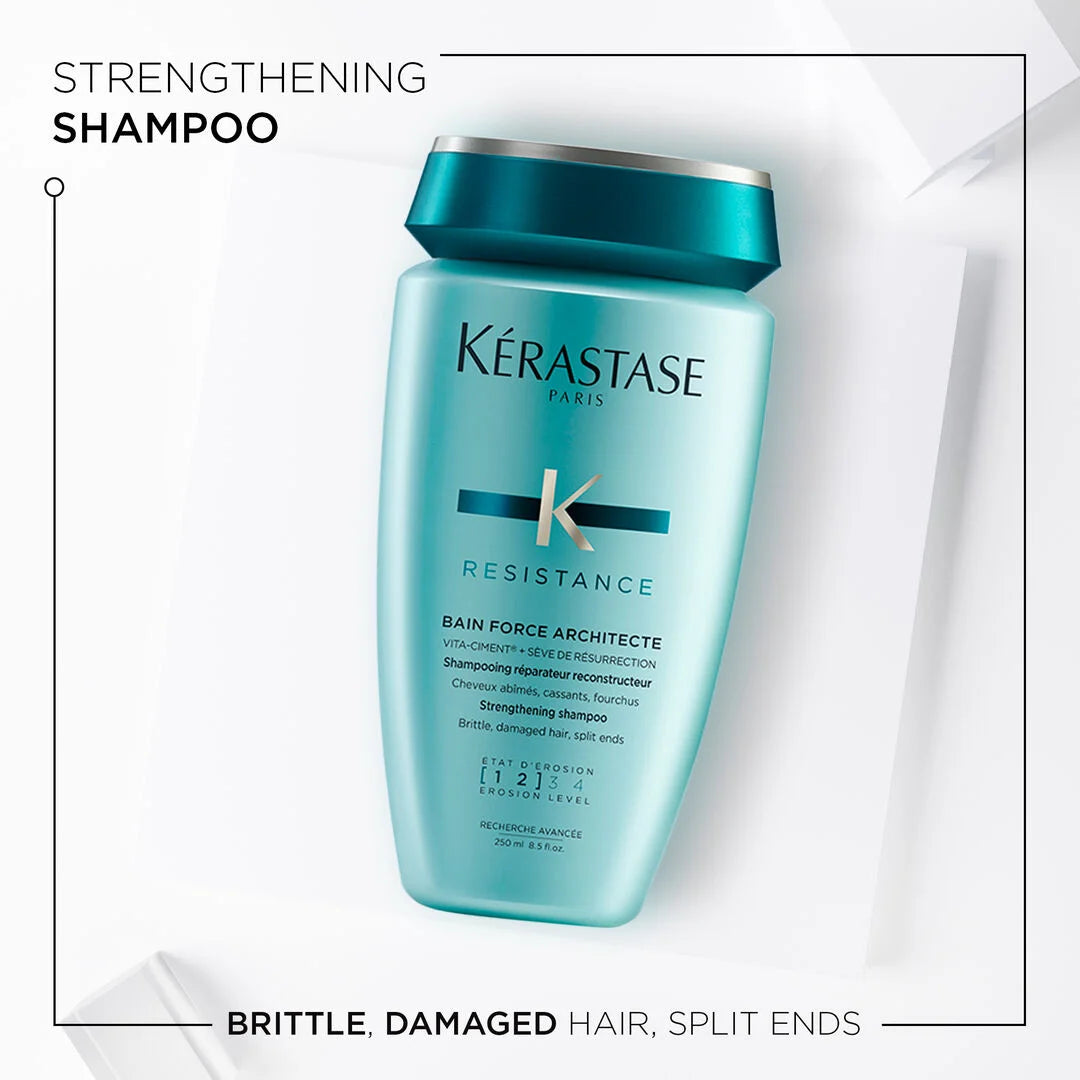 Kerastase Résistance Bain Force Architecte Strengthening Shampoo for Brittle Hair
