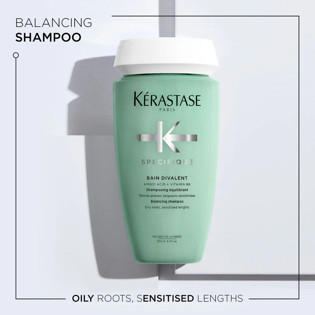 Kerastase Spécifique Bain Divalent Balancing Shampoo for Oily Scalp, Dry Ends