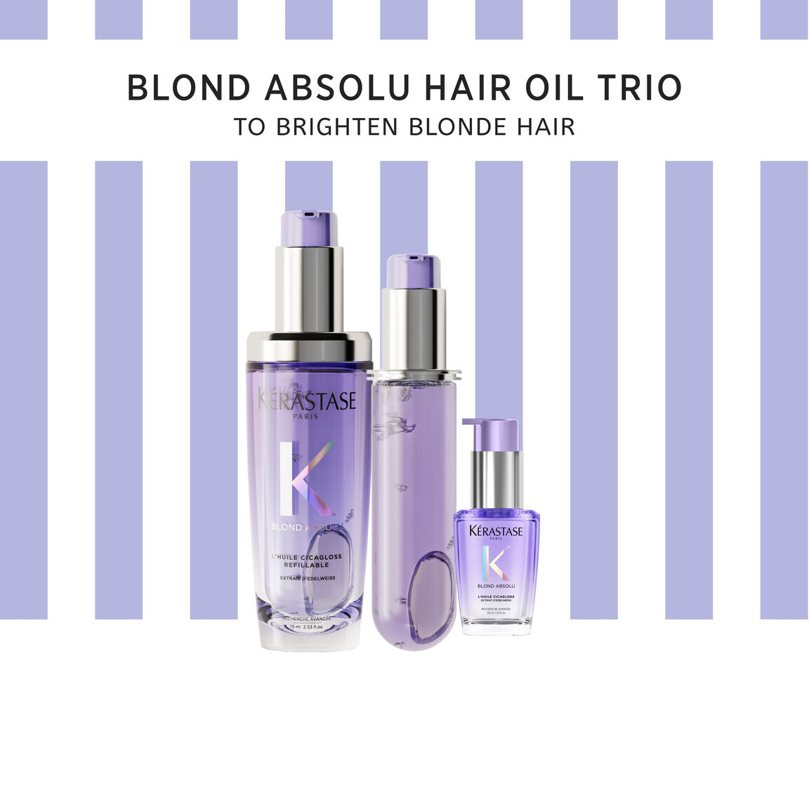Kérastase Blond Absolu Hydrating Trio for Lightened Hair - Mother's Day Gift Set