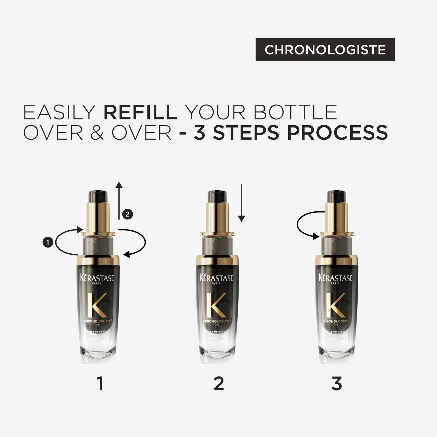 Kerastase Chronologiste L'Huile De Parfum Revitalising Hair Oil - 75ml REFILL