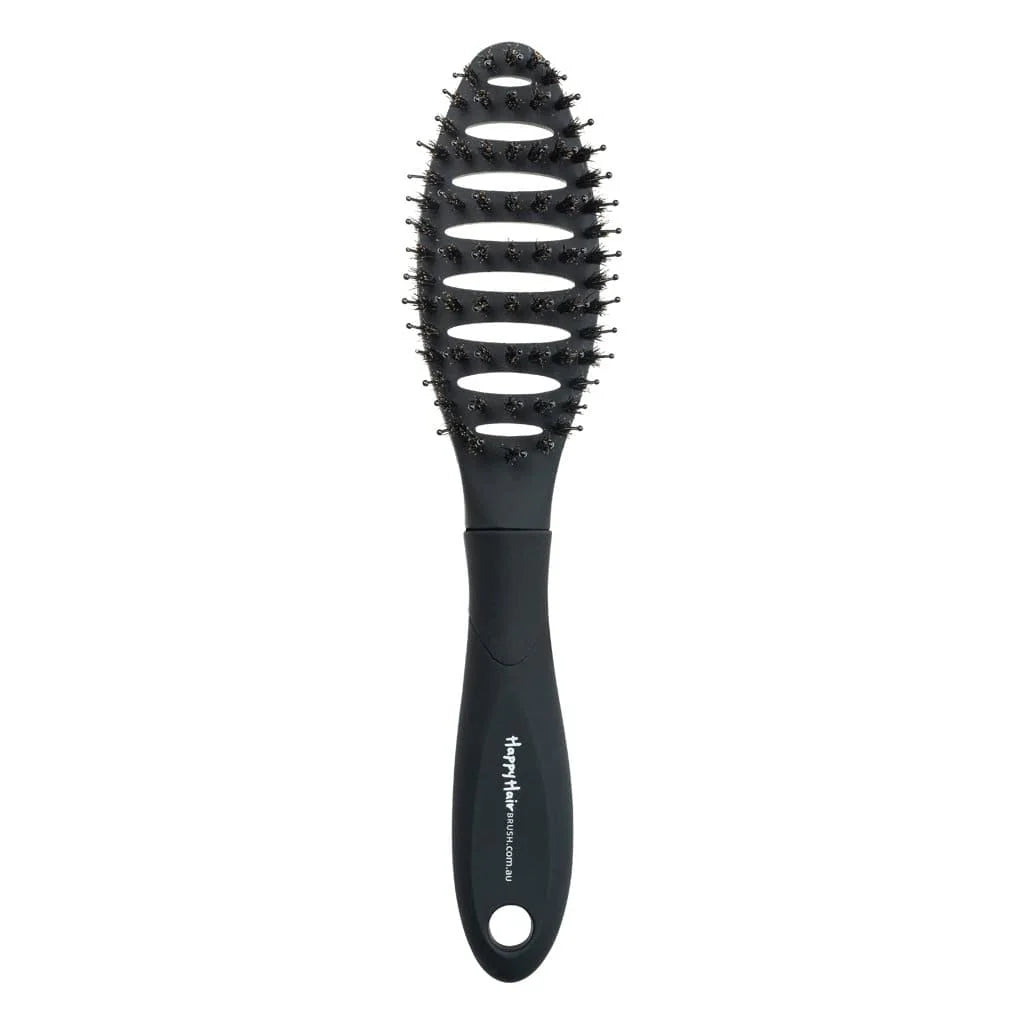 Happy Hair Brush Mini - Black