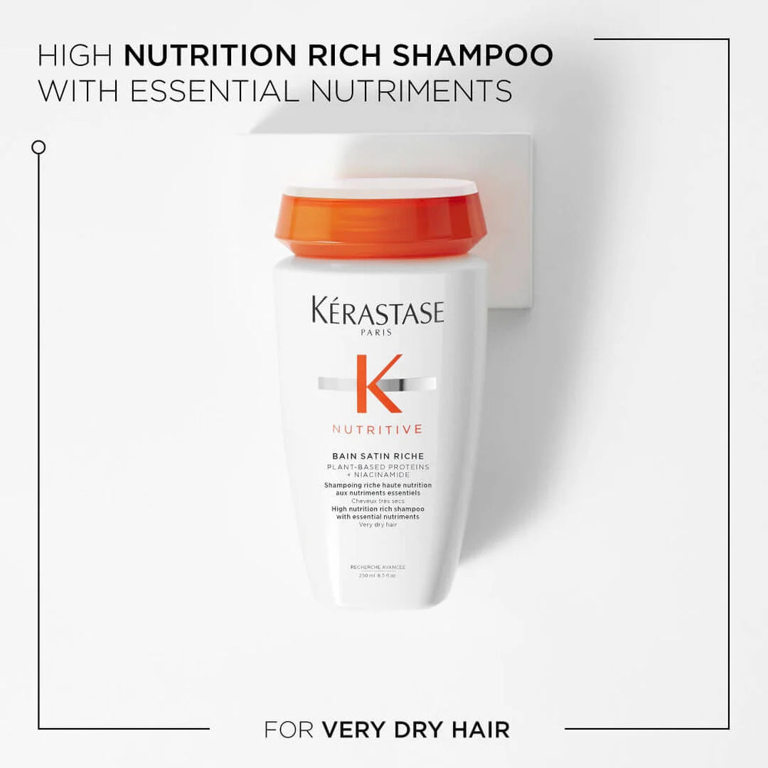 Kerastase Nutritive Bain Satin Riche - Hydrating Shampoo for Dry Very Hair