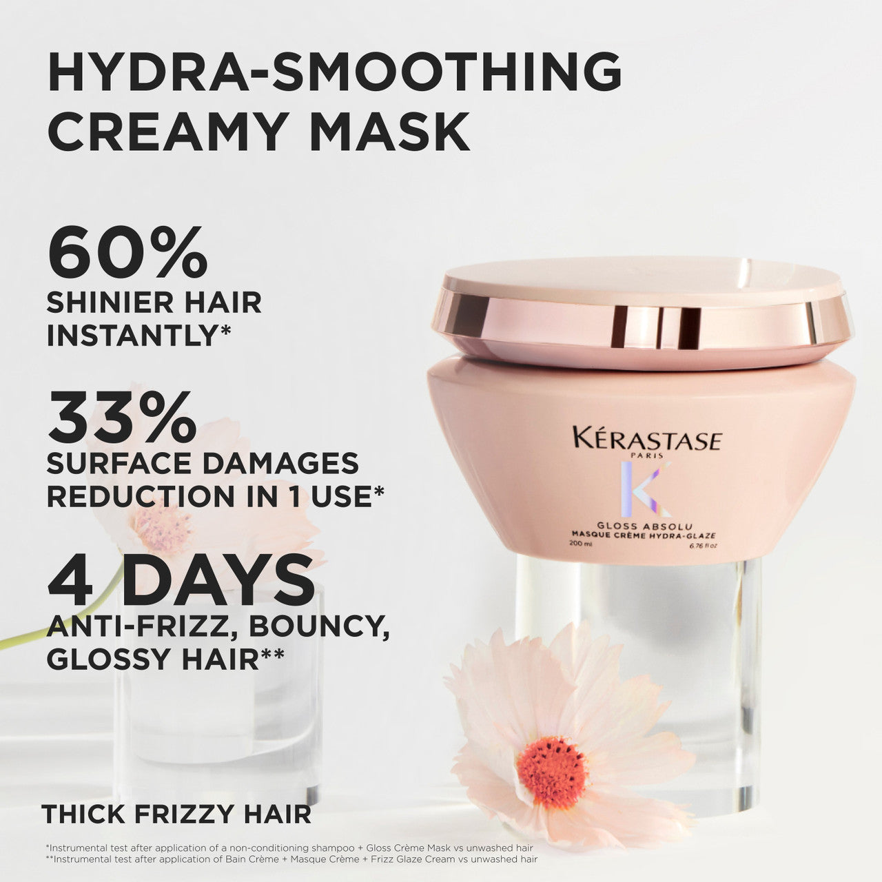 Kerastase Gloss Absolu Masque Creme Hydra-Glaze - 200ml