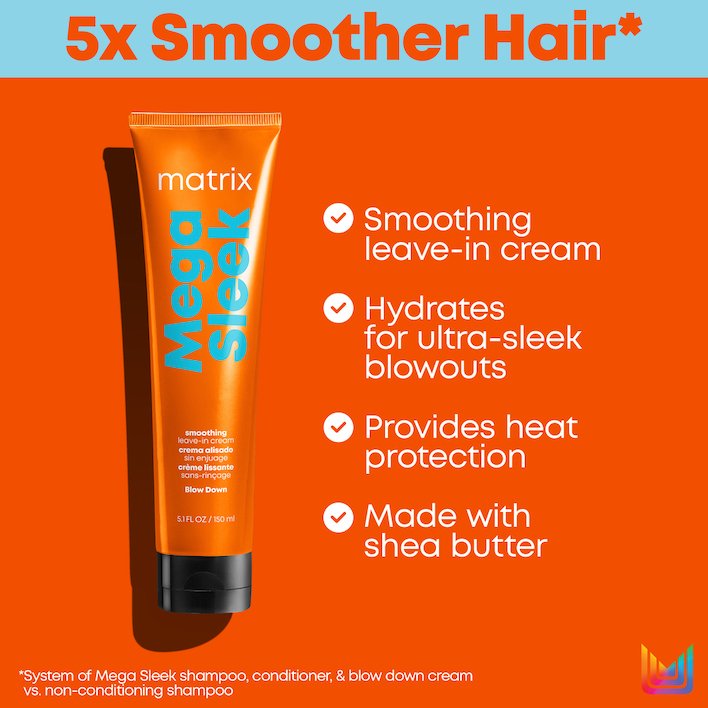 Matrix Total Results Mega Sleek Blow Down Cream - 150ml
