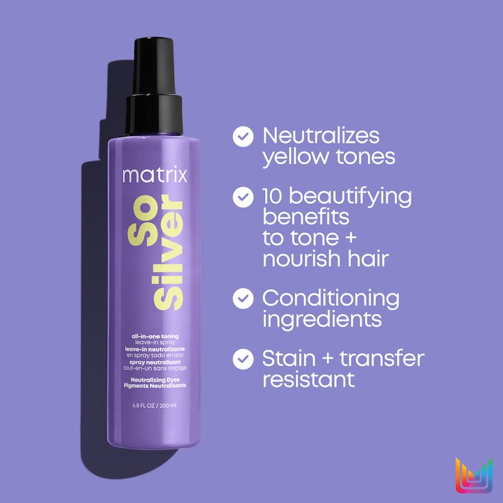 Matrix Total Results So Silver Toning Leave-In Spray - 200ml
