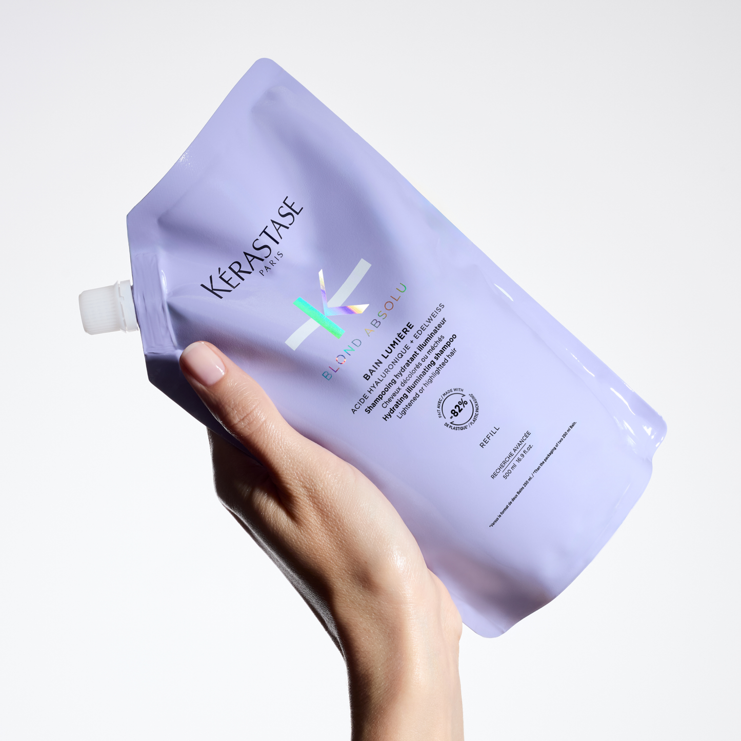 Kérastase Blond Absolu Bain Lumiére Shampoo Pouch - 500ml REFILL POUCH