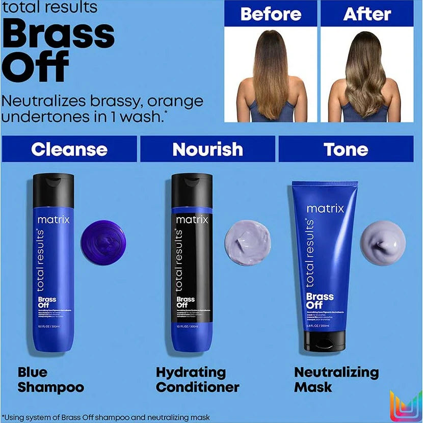Matrix Total Results Brass Off Threesome Leave In Creme - 150ml
