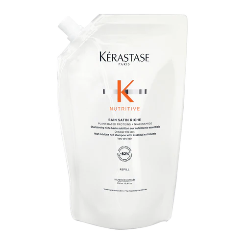 Kerastase Nutritive Bain Satin Riche Refill Shampoo Pouch - For Very Dry Hair 500ml